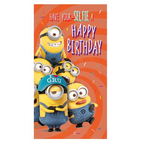Stacked Minions Birthday Card £2.10